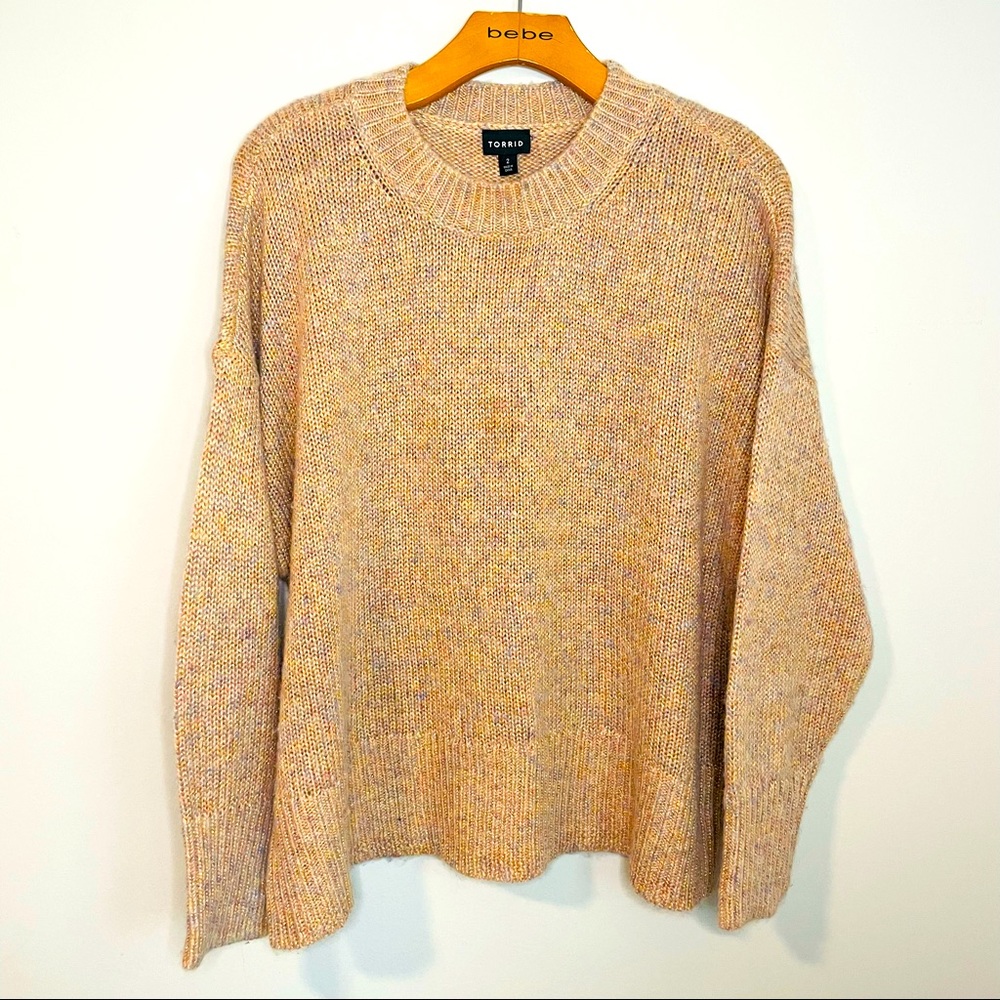 Torrid Colorful Pastel Knit Sweater size 2
